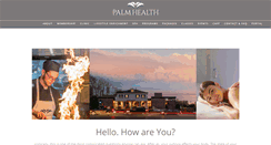 Desktop Screenshot of palmhealth.com